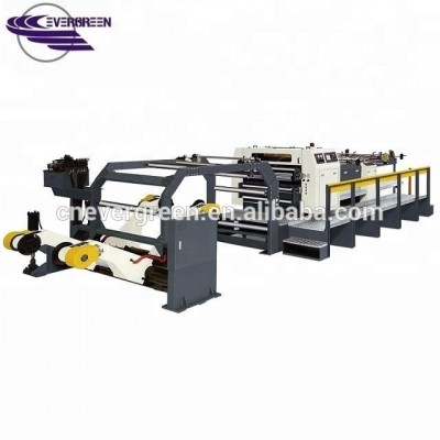 Jumbo roll sheeter, roll sheet cutter machine